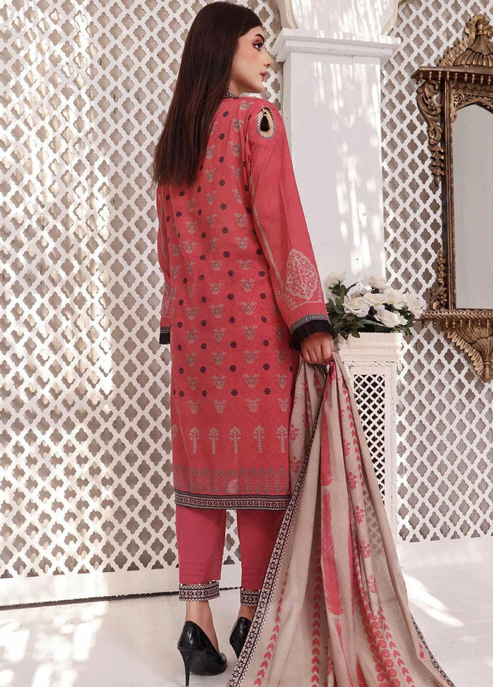 Faha By Khas Printed Lawn Suits Unstitched 3 Piece KHS23F KLA-1803 - Summer Collection