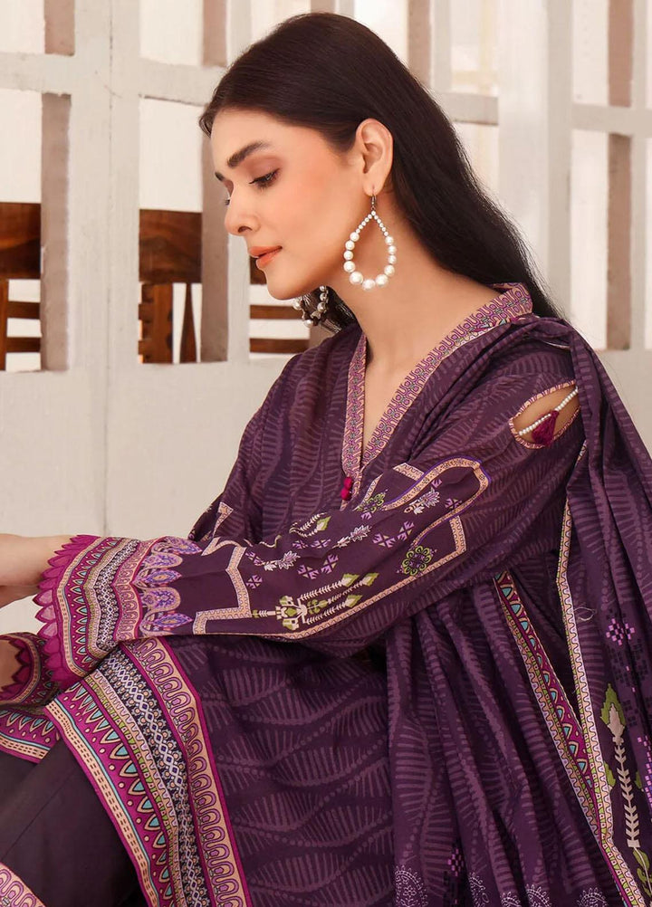 Faha By Khas Printed Lawn Suits Unstitched 3 Piece KHS23F KLA-1804 - Summer Collection