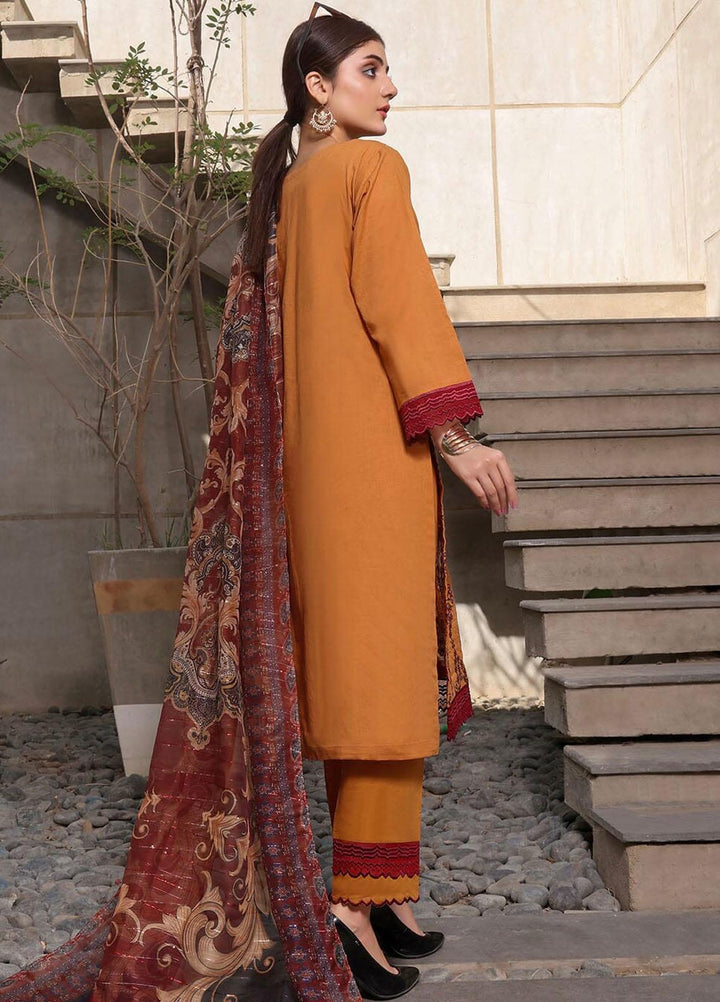 Faha By Khas Embroidered Lawn Suits Unstitched 3 Piece KHS23F KOE-1777 - Summer Collection