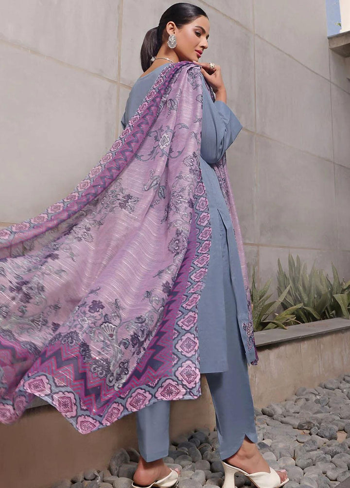 Faha By Khas Embroidered Lawn Suits Unstitched 3 Piece KHS23F KOE-1778 - Summer Collection