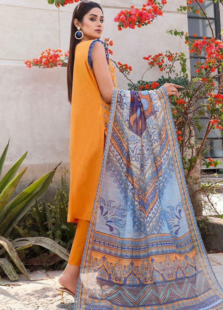 Faha By Khas Embroidered Lawn Suits Unstitched 3 Piece KHS23F KOE-1779 - Summer Collection
