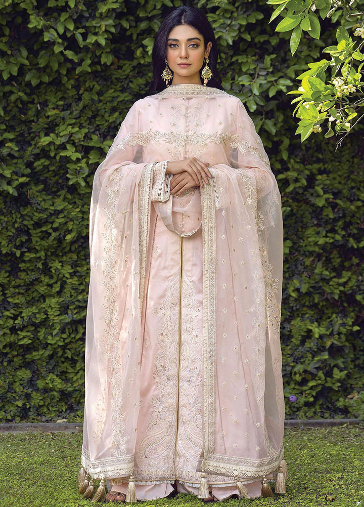 Fahad Hussayn Embroidered Lawn Suits Unstitched 3 Piece FH21SE D-11 - Luxury Collection