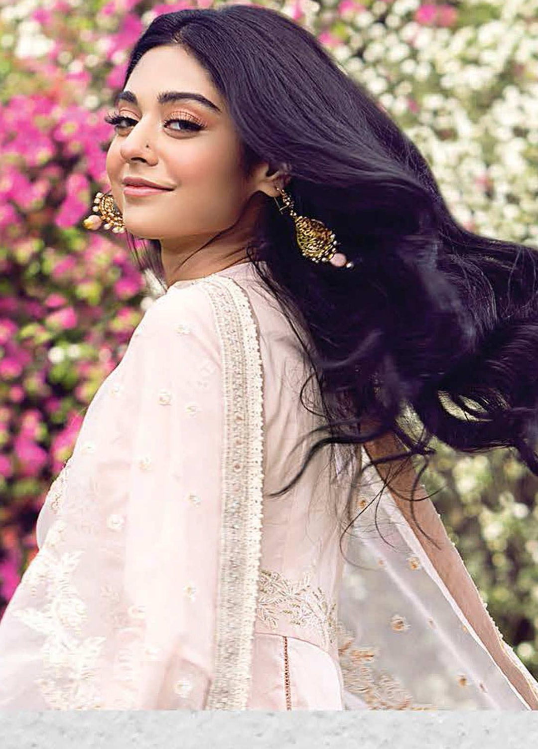 Fahad Hussayn Embroidered Lawn Suits Unstitched 3 Piece FH21SE D-11 - Luxury Collection