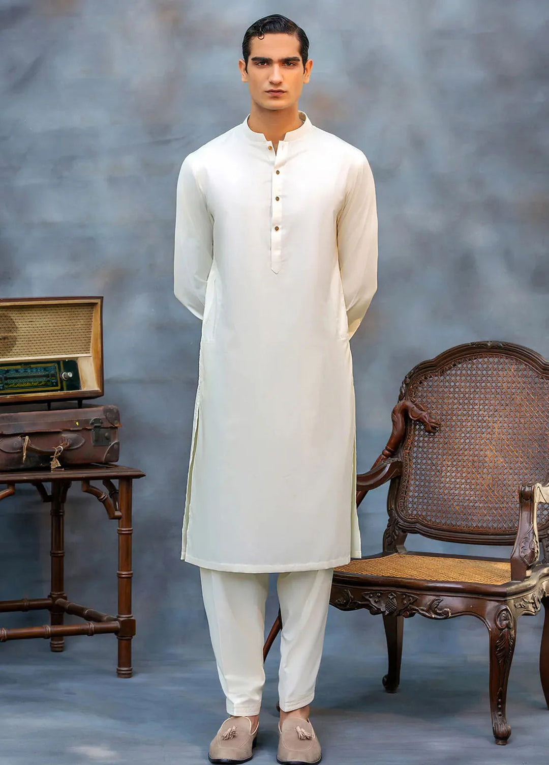 Fais Couture Fancy Mens Kameez Shalwar Kashan