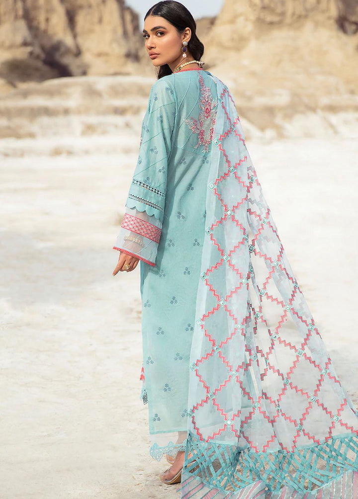Faixa Faixal Embroidered Lawn Suits Unstitched 3 Piece FFX22L ANITA - Luxury Collection