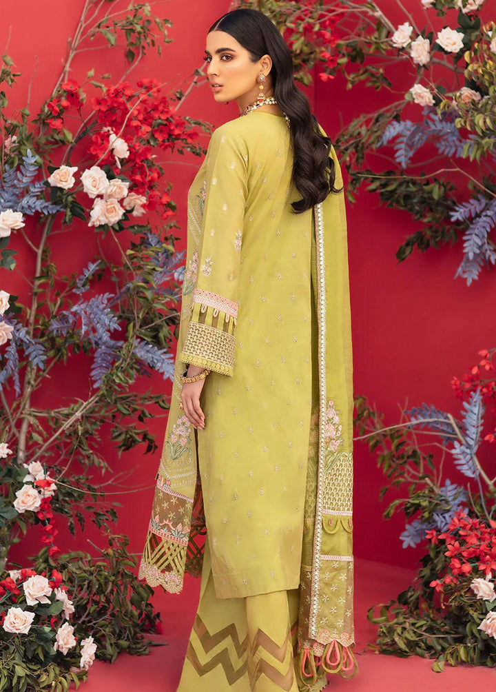 Faixa Faixal Embroidered Lawn Suits Unstitched 3 Piece FFX22L DEEBA - Luxury Collection