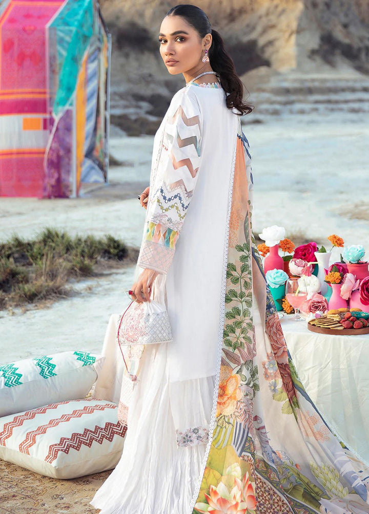 Faixa Faixal Embroidered Lawn Suits Unstitched 3 Piece FFX22L POONAM - Luxury Collection