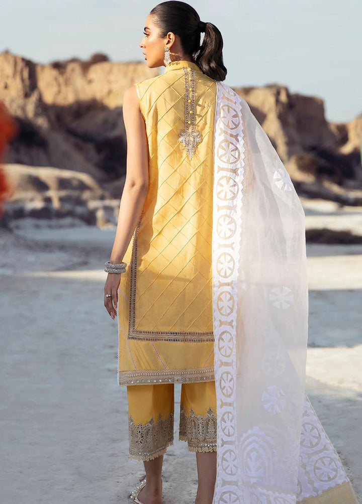 Faixa Faixal Embroidered Lawn Suits Unstitched 3 Piece FFX22L ZAREENA - Luxury Collection