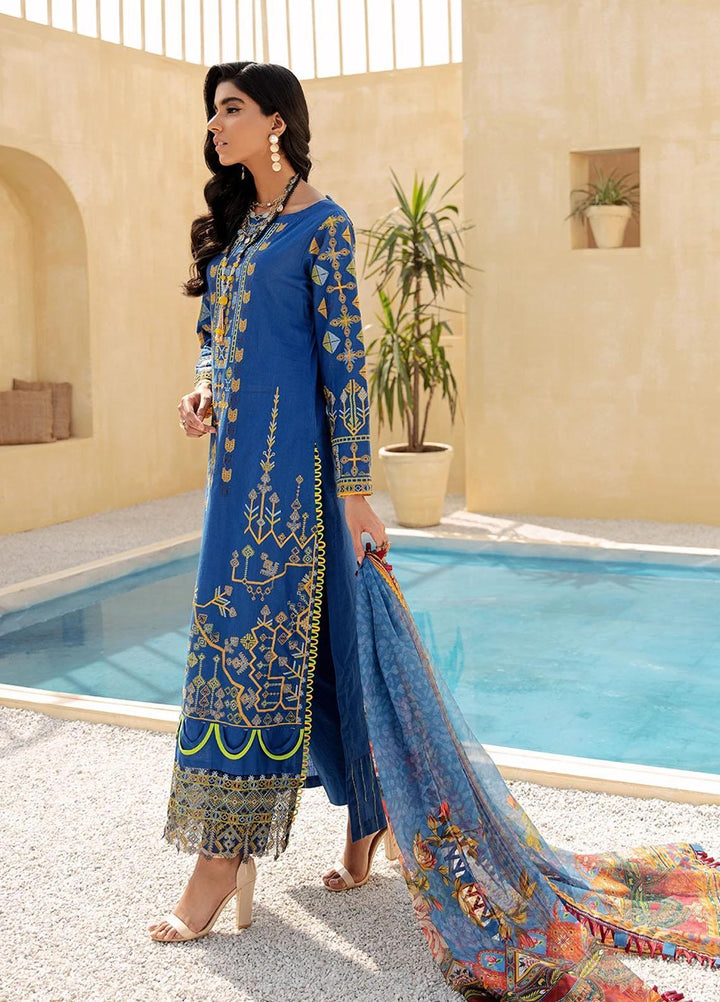 Faixa Faixal By Ittehad Textiles Embroidered Lawn Suits Unstitched 3 Piece ITD21FF DILARA - Summer Collection