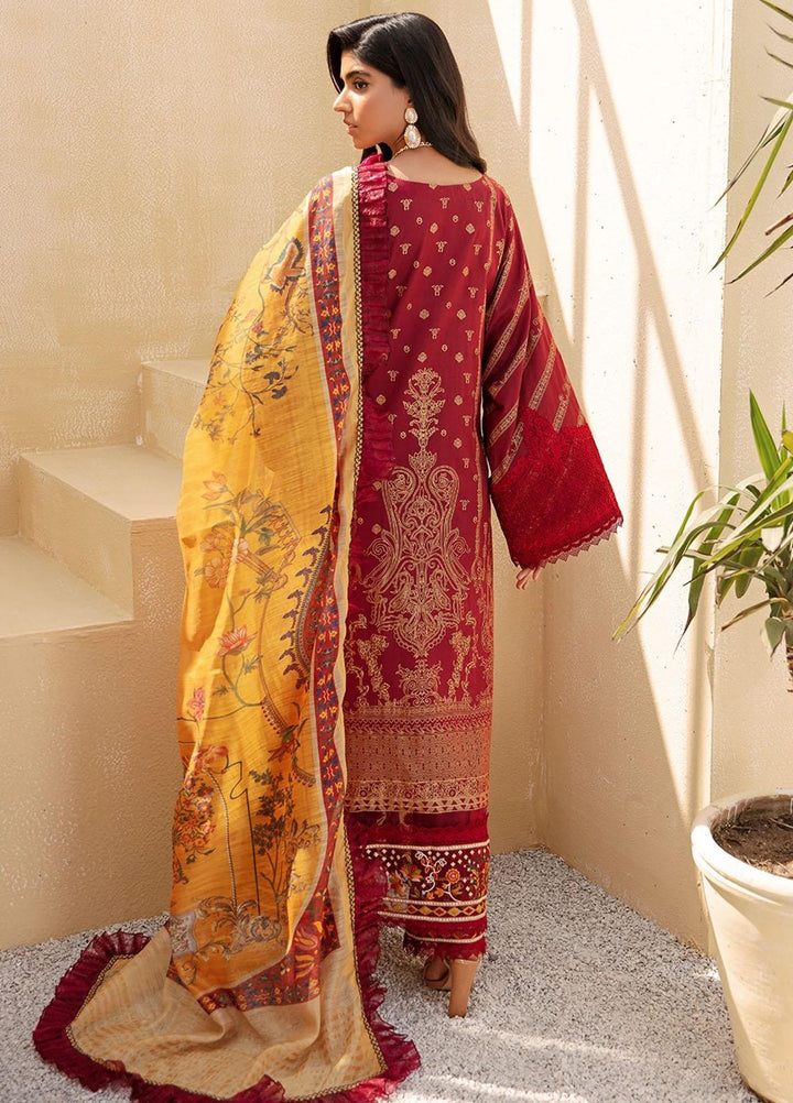 Faixa Faixal By Ittehad Textiles Embroidered Lawn Suits Unstitched 3 Piece ITD21FF EESHA - Summer Collection