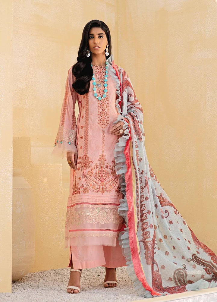Faixa Faixal By Ittehad Textiles Embroidered Lawn Suits Unstitched 3 Piece ITD21FF SEEMAB - Summer Collection