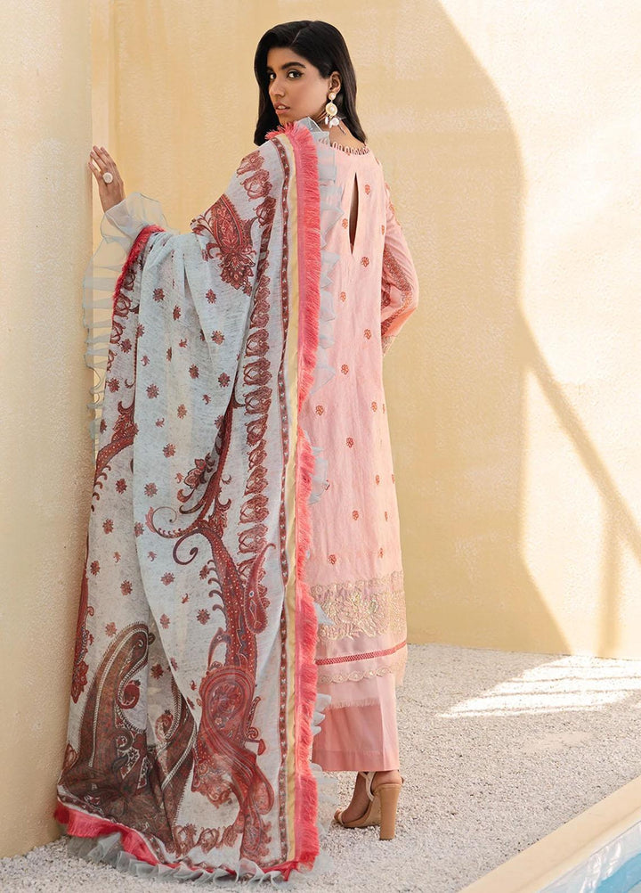 Faixa Faixal By Ittehad Textiles Embroidered Lawn Suits Unstitched 3 Piece ITD21FF SEEMAB - Summer Collection