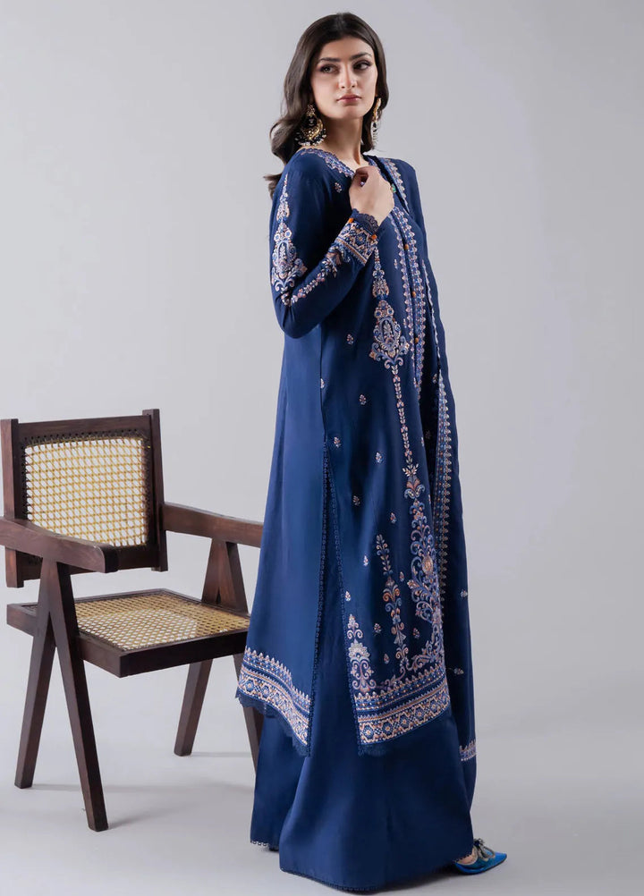 Faiza Faisal Embroidered Karandi Suit Unstitched 3 Piece FFX24EW D-06 Naila - Winter Collection