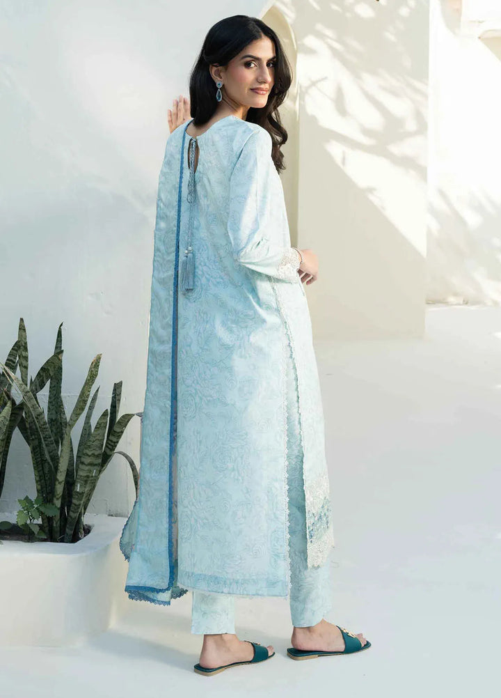 Faiza Faisal Embroidered Lawn Suits Unstitched 3 Piece FFX25P Jose - Summer Collection