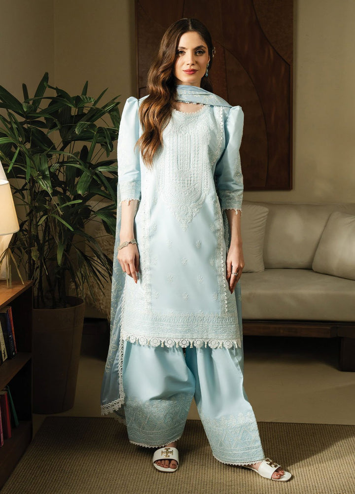 Faiza Faisal Embroidered Lawn Suits Unstitched 3 Piece FFX25SL Ayla - Summer Collection