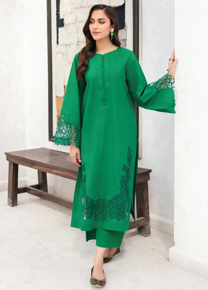 Faiza Faisal Pret Embroidered Lawn 2 Piece Suit Dima