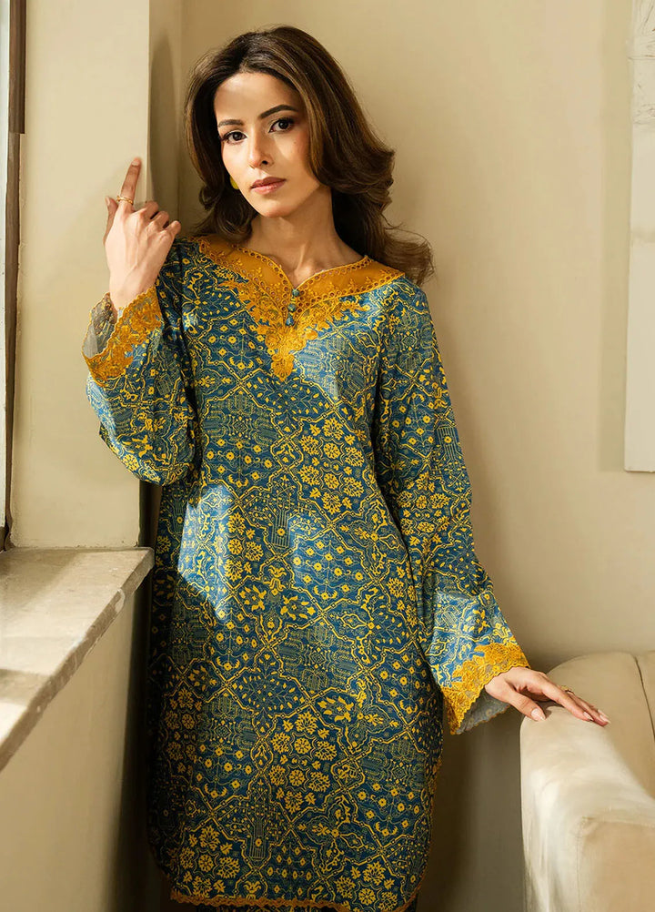 Faiza Faisal Pret Embroidered Lawn 2 Piece Suit Mona