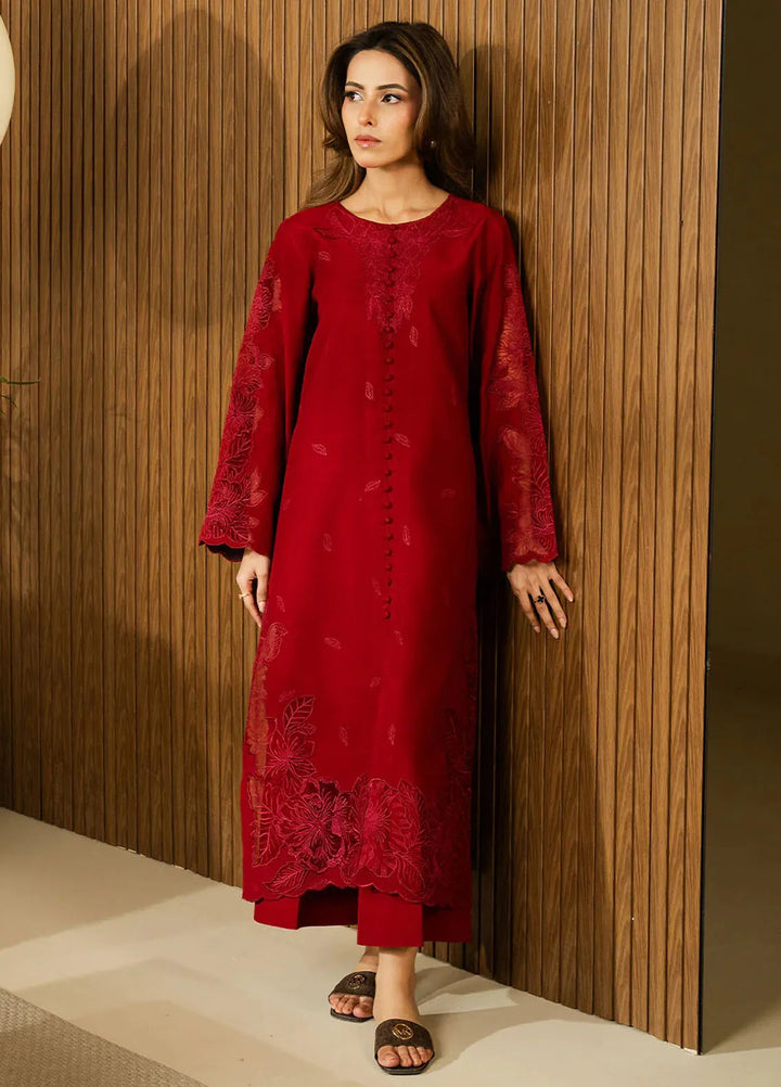 Faiza Faisal Pret Embroidered Lawn 2 Piece Suit Nisha