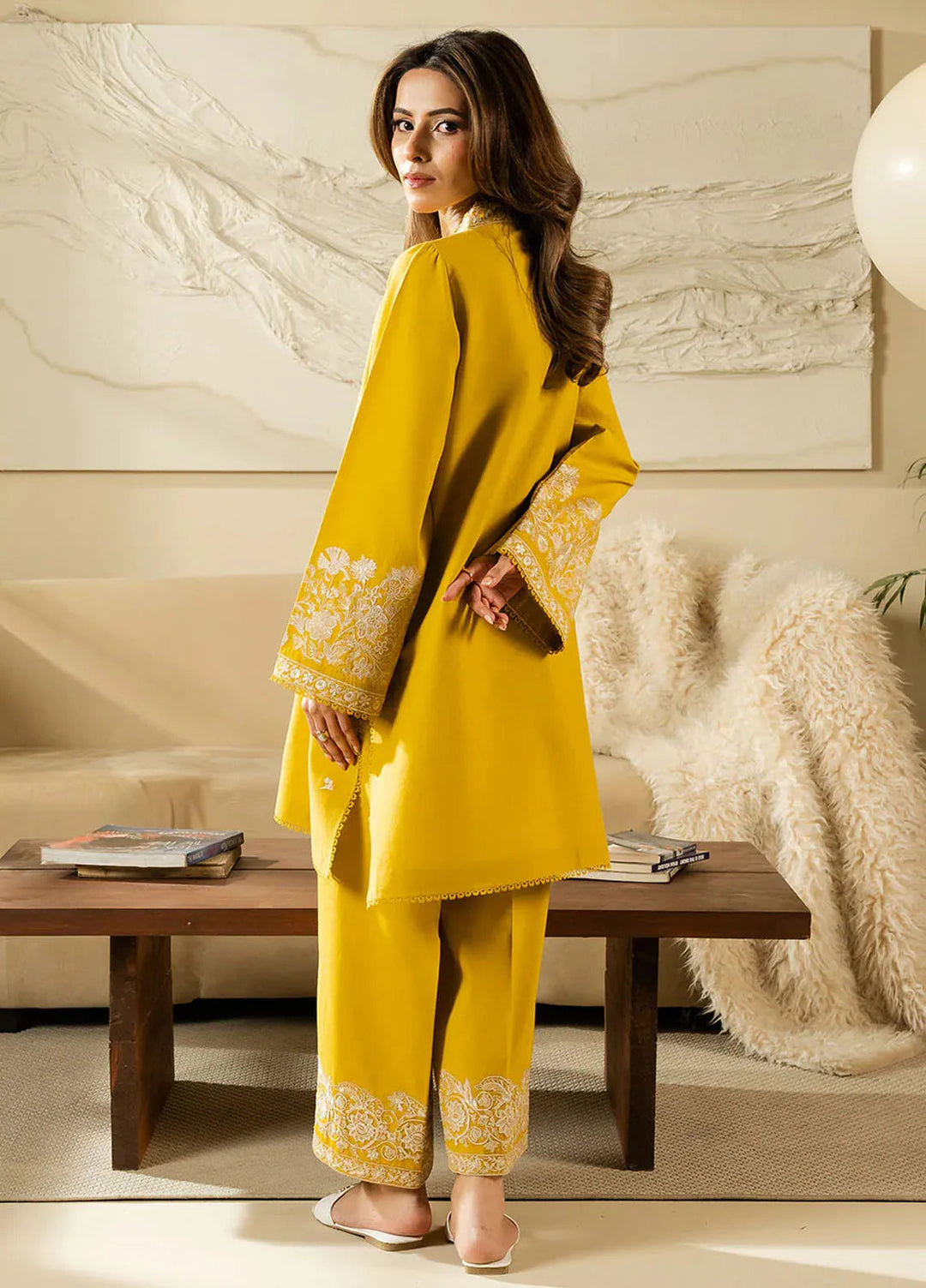 Faiza Faisal Pret Embroidered Lawn 2 Piece Suit Sehrish