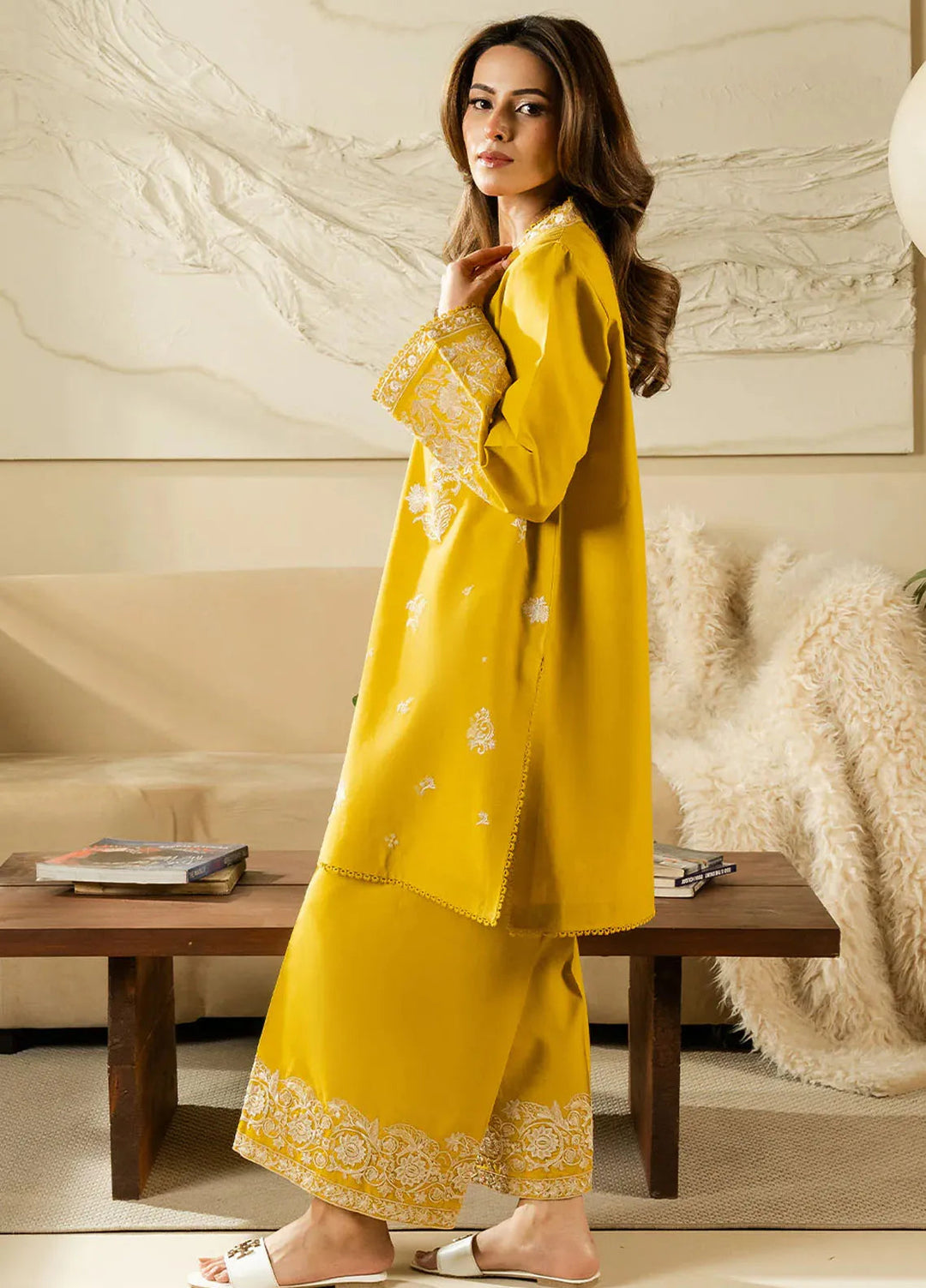 Faiza Faisal Pret Embroidered Lawn 2 Piece Suit Sehrish