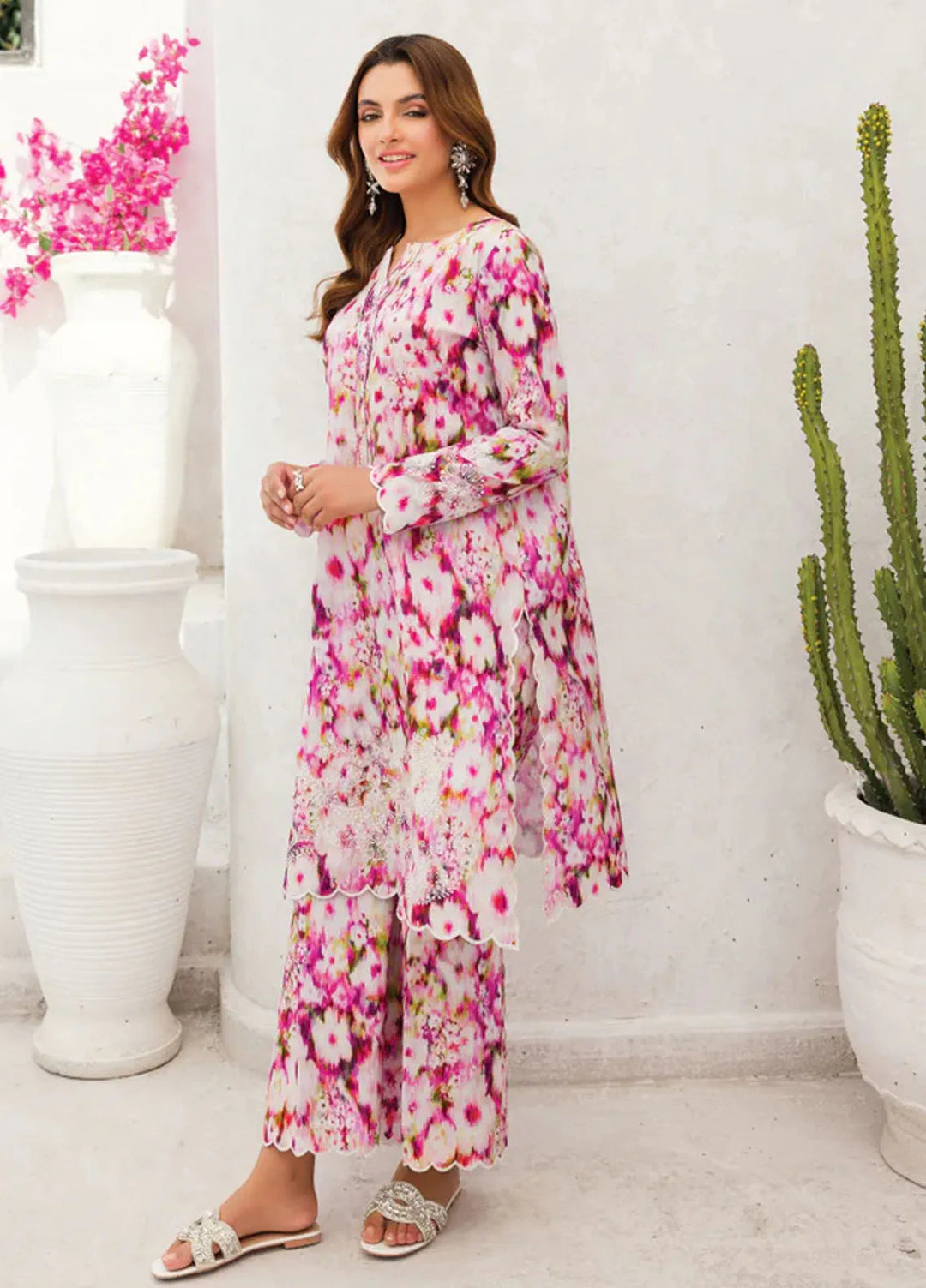 Faiza Faisal Pret Embroidered Silk 2 Piece Suit Aino