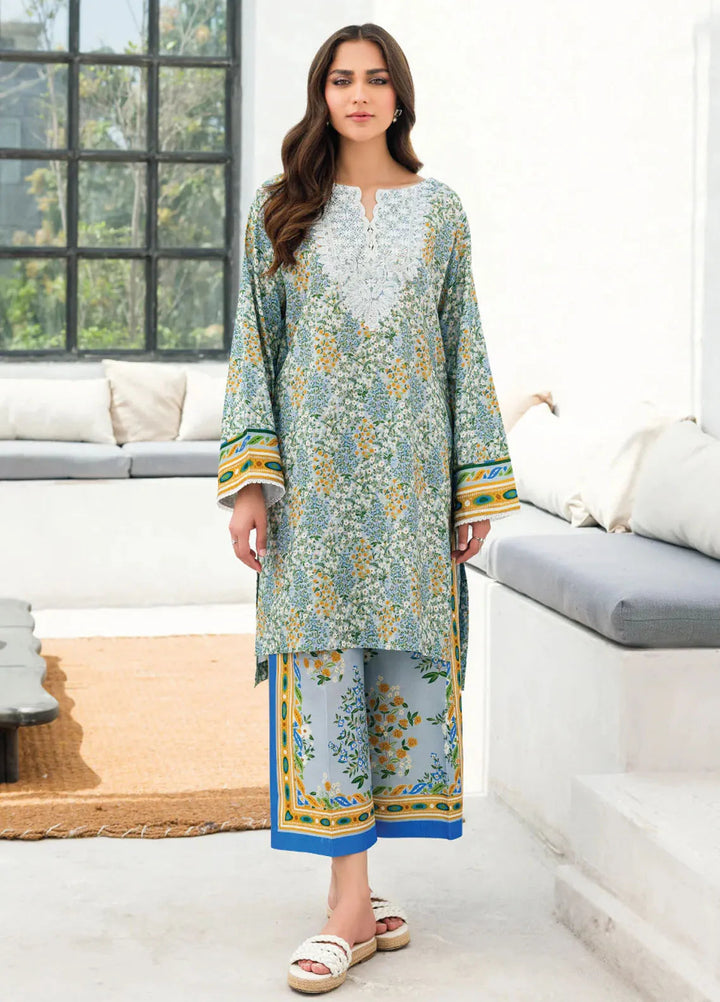 Faiza Faisal Pret Embroidered Silk 2 Piece Suit Ilona