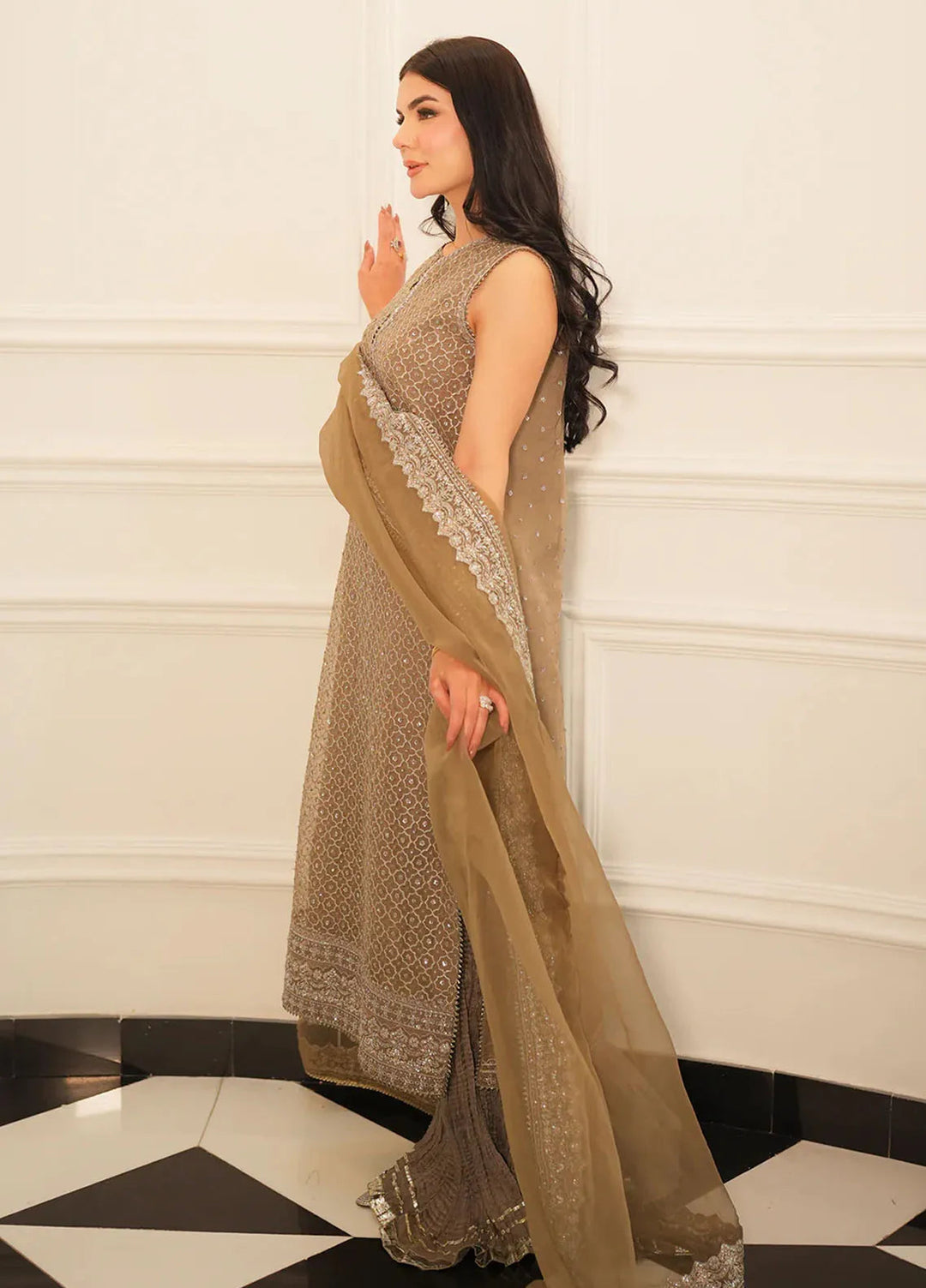 Faiza Faisal Pret Festive Organza 3 Piece Suit Dina