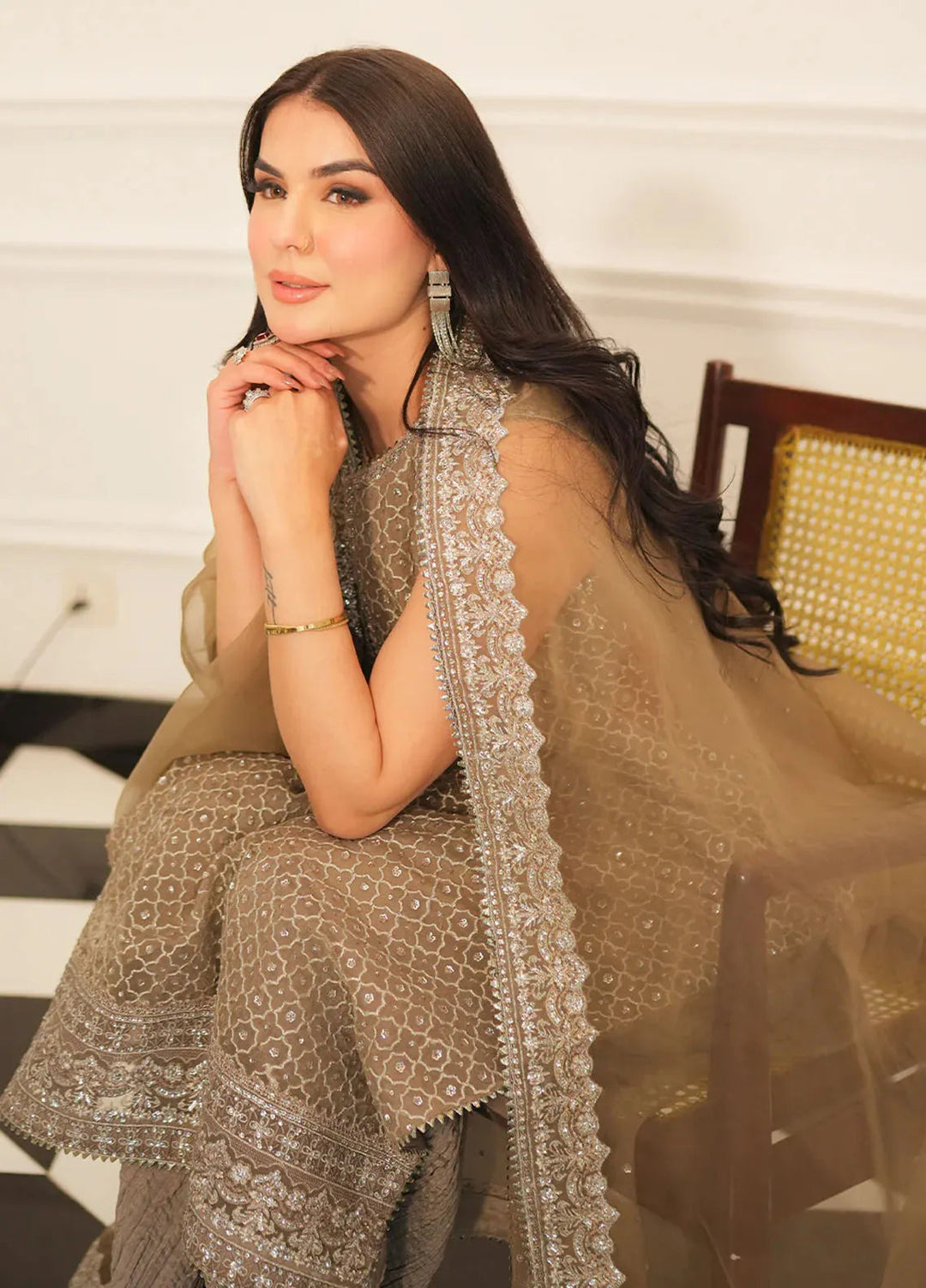 Faiza Faisal Pret Festive Organza 3 Piece Suit Dina