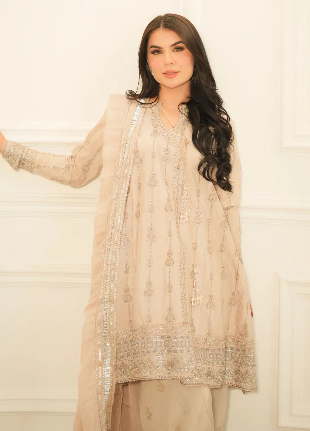 Faiza Faisal Pret Festive Raw Silk 3 Piece Suit Amira