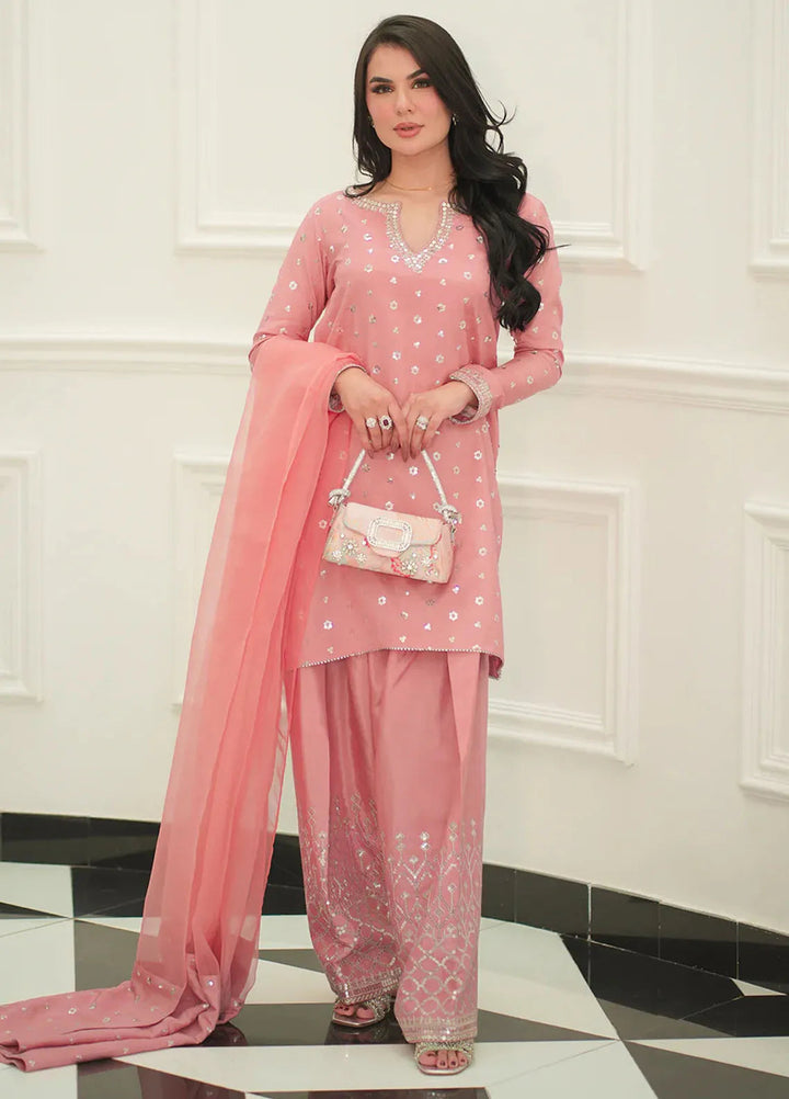 Faiza Faisal Pret Festive Raw Silk 3 Piece Suit Fariha