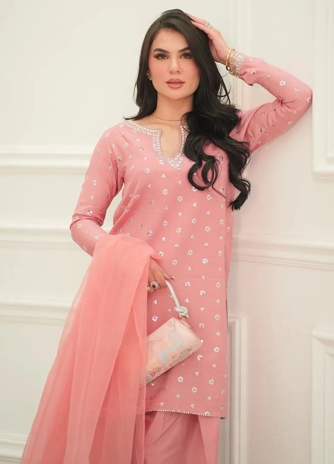 Faiza Faisal Pret Festive Raw Silk 3 Piece Suit Fariha