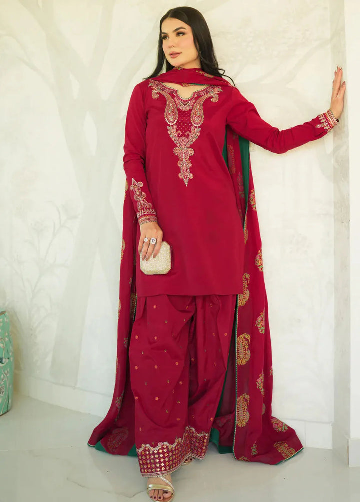 Faiza Faisal Pret Festive Raw Silk 3 Piece Suit Jinan