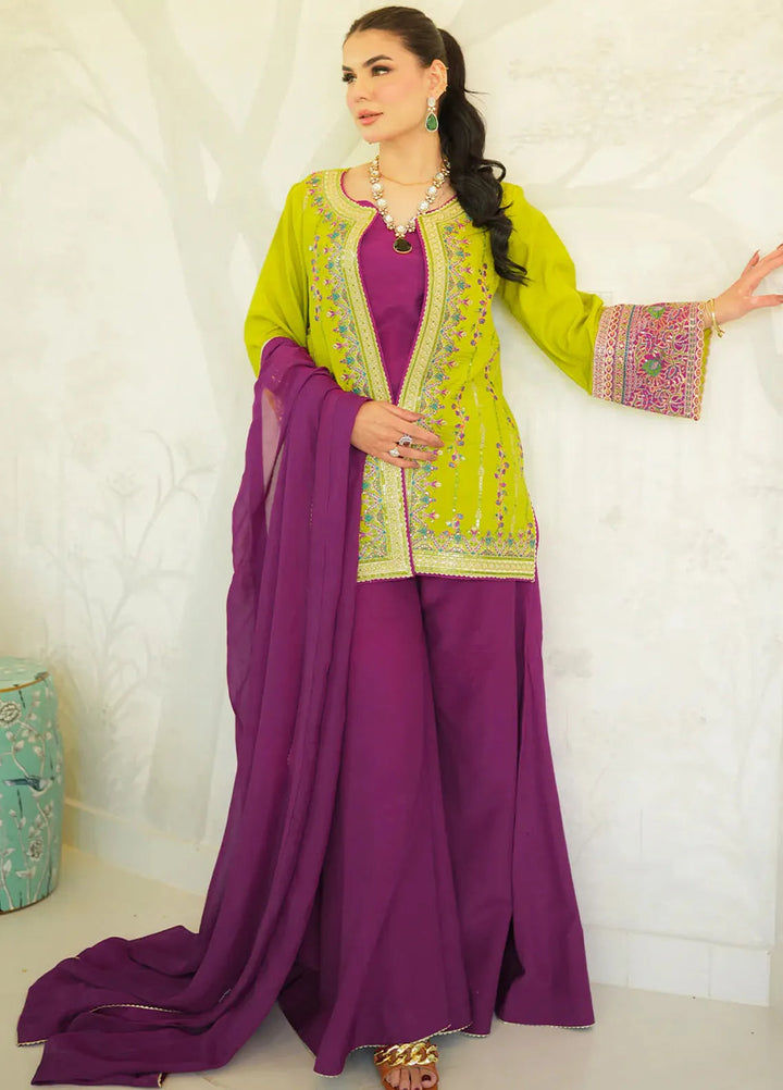 Faiza Faisal Pret Festive Raw Silk 3 Piece Suit Kinza