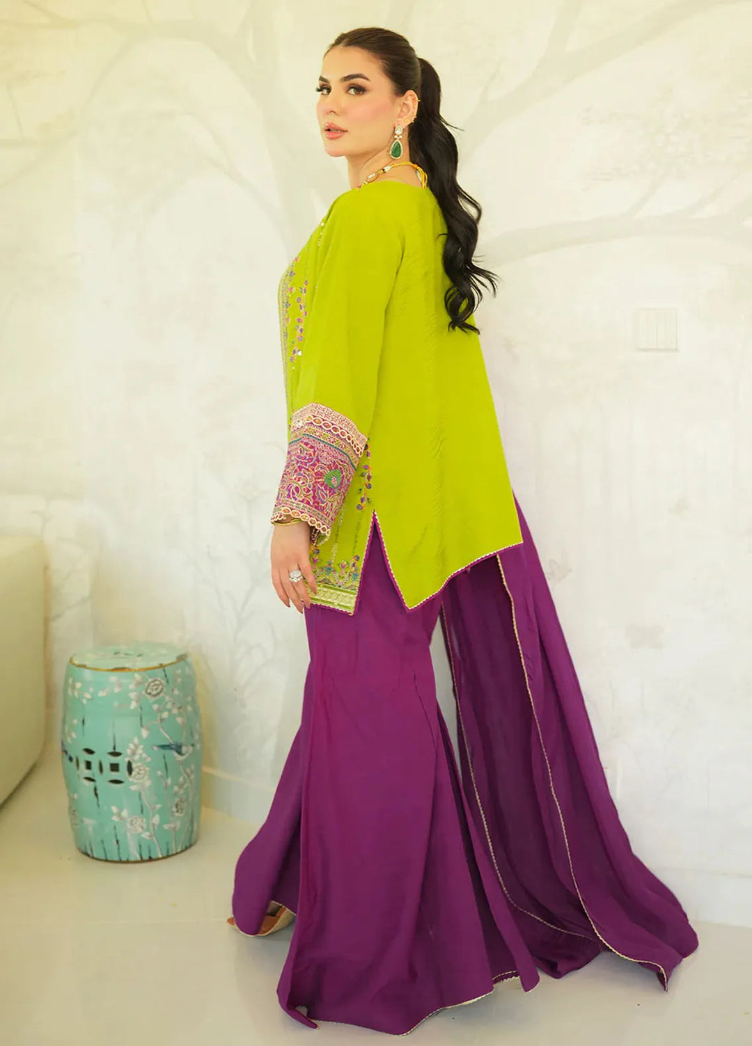Faiza Faisal Pret Festive Raw Silk 3 Piece Suit Kinza