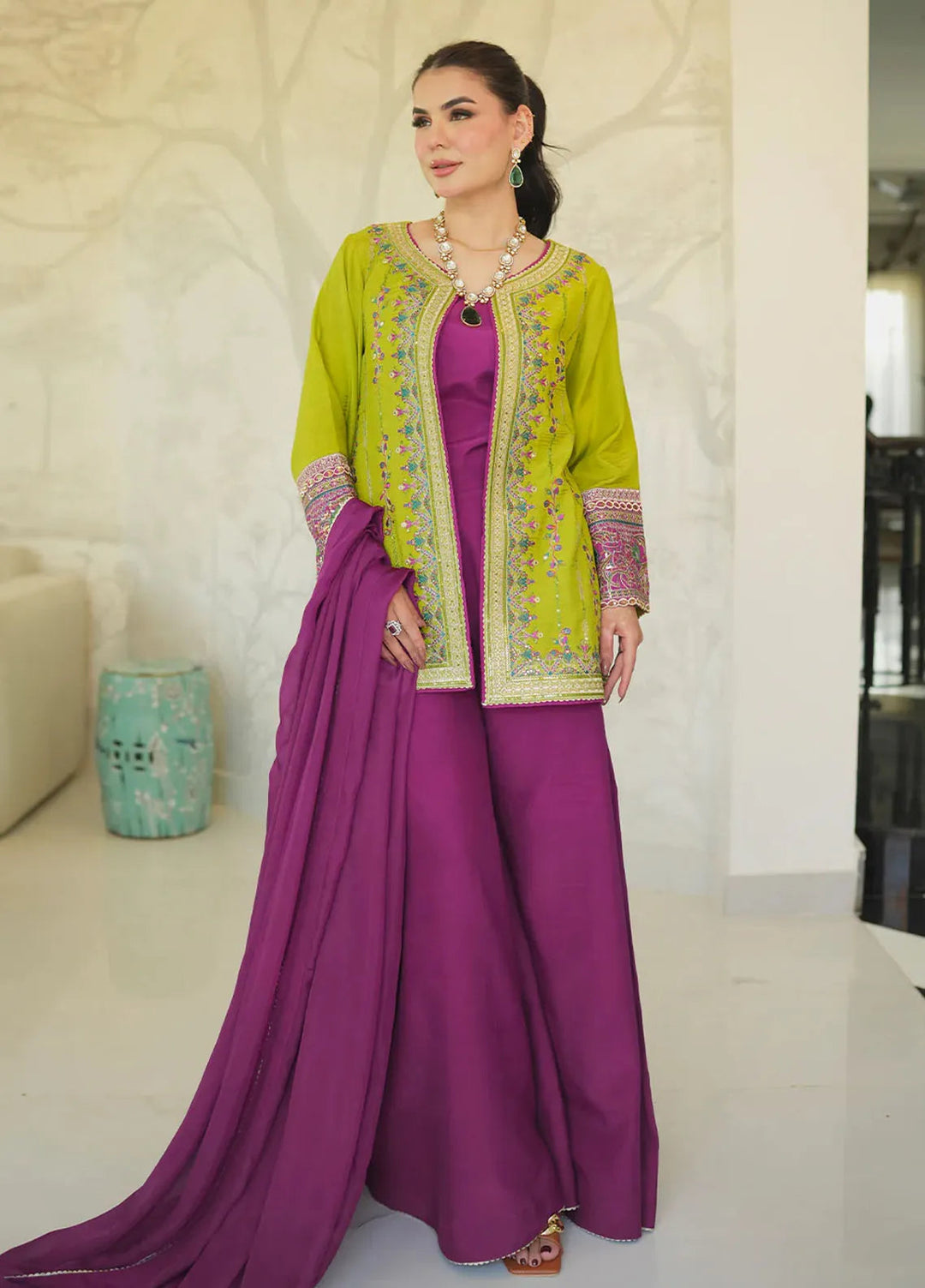 Faiza Faisal Pret Festive Raw Silk 3 Piece Suit Kinza
