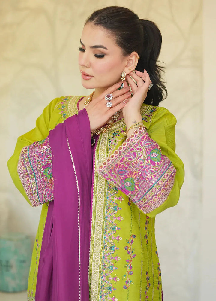 Faiza Faisal Pret Festive Raw Silk 3 Piece Suit Kinza