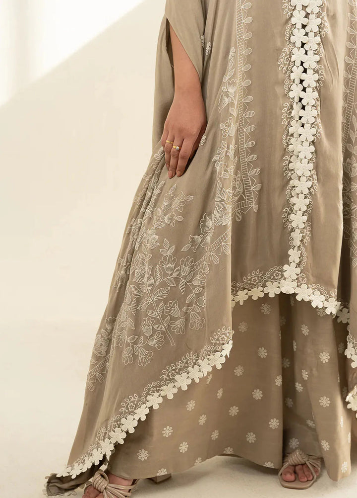 Faizal Faisal Pret Embroidered Raw Silk 2 Piece Suit FNF-WS24-0328 Liora