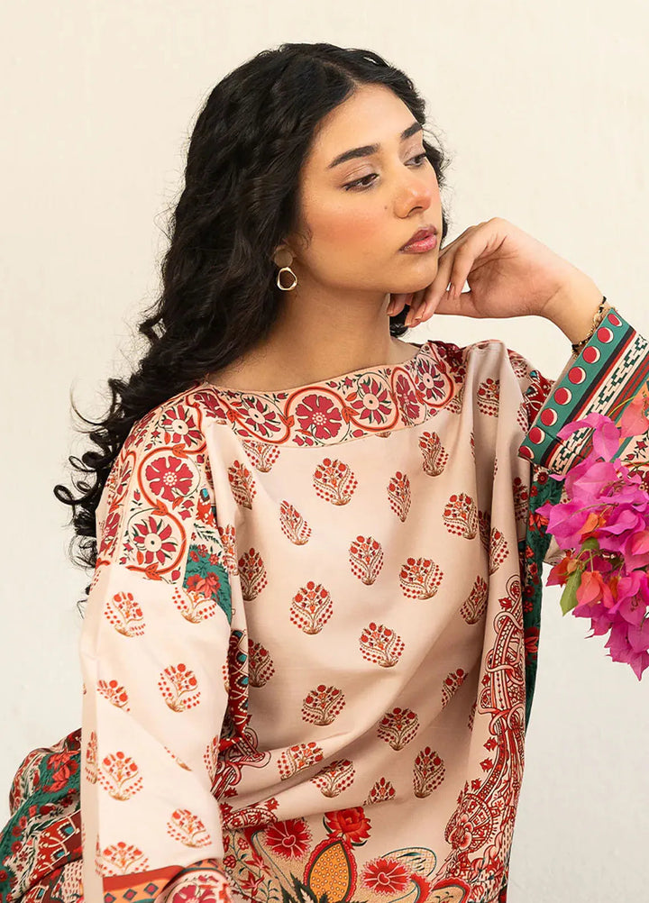 Faizal Faisal Pret Printed Raw Silk 2 Piece Suit FNF-WS24-0323 Lyric