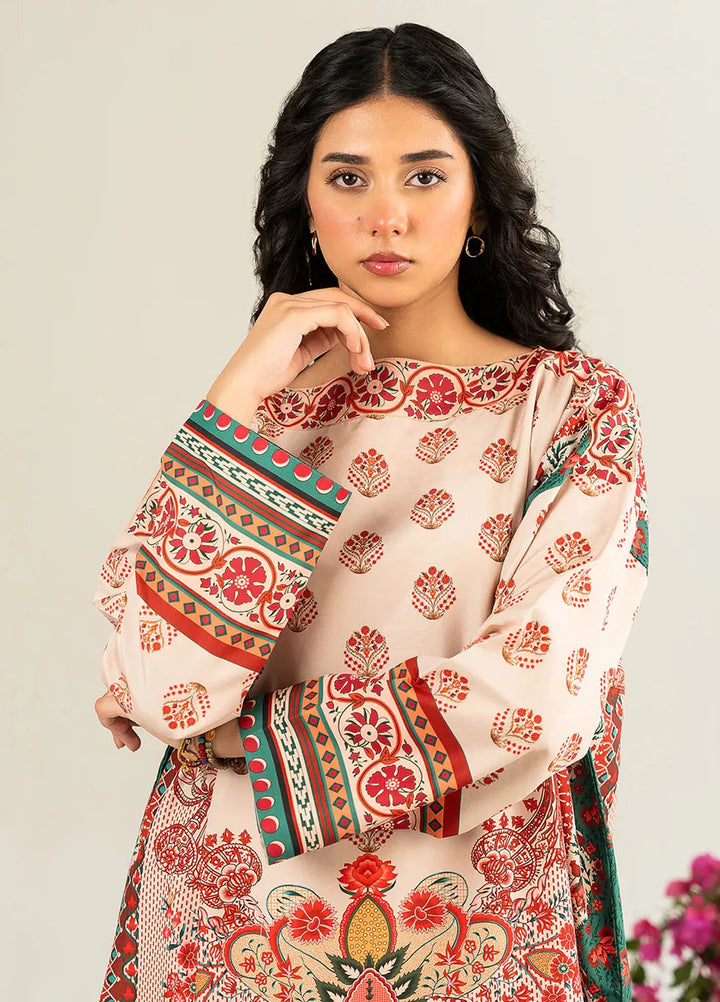 Faizal Faisal Pret Printed Raw Silk 2 Piece Suit FNF-WS24-0323 Lyric