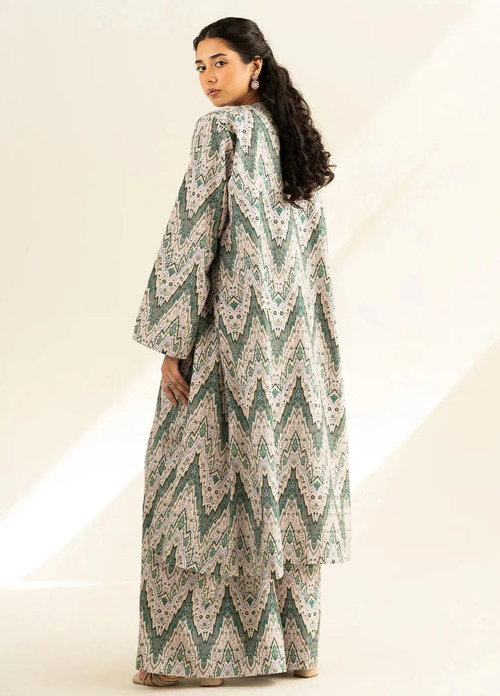 Faizal Faisal Pret Printed Raw Silk 2 Piece Suit FNF-WS24-0327 Selene