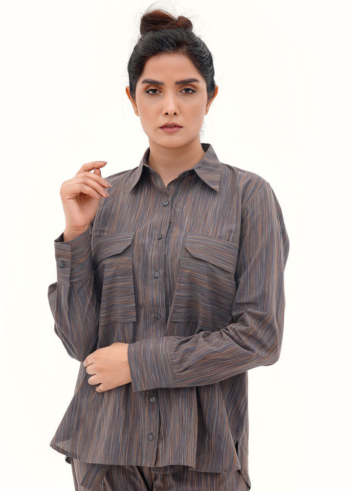 Farah Agha Pret Solids Cotton 2 Piece Suit Flow