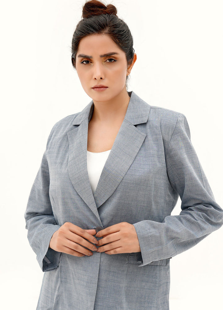 Farah Agha Pret Solids Crepe Chiffon 2 Piece Suit Lattice