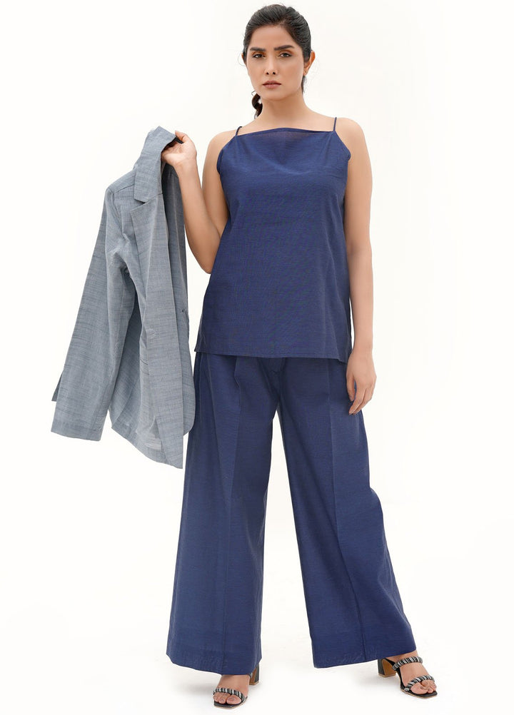 Farah Agha Pret Solids Crepe Chiffon 2 Piece Suit Vault