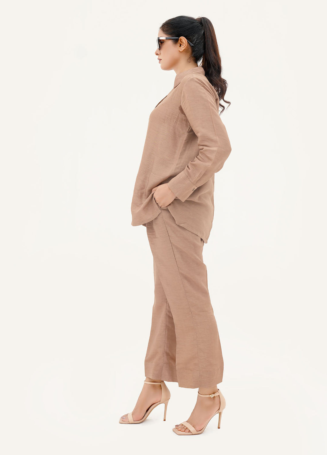 Farah Agha Pret Solids Raw Silk  2 Piece Suit Grace