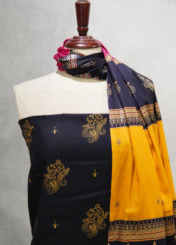 Farah n Faria By Bin Saeed Printed Lawn Suit Unstitched 3 Piece BS24F D-10 - Summer Collection