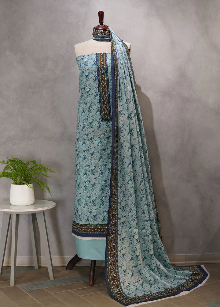 Farah n Faria By Bin Saeed Printed Lawn Suit Unstitched 3 Piece BS24F D-12A - Summer Collection