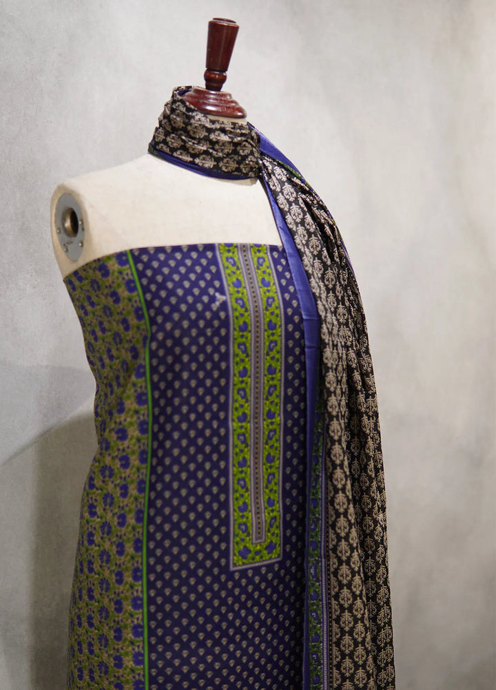 Farah n Faria By Bin Saeed Printed Lawn Suit Unstitched 3 Piece BS24F D-14B - Summer Collection