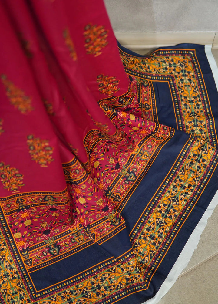 Farah n Faria By Bin Saeed Printed Lawn Suit Unstitched 3 Piece BS24F D-17A - Summer Collection