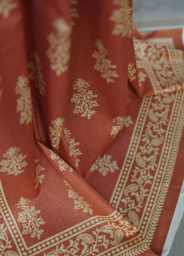 Farah n Faria By Bin Saeed Printed Lawn Suit Unstitched 3 Piece BS24F D-5 - Summer Collection