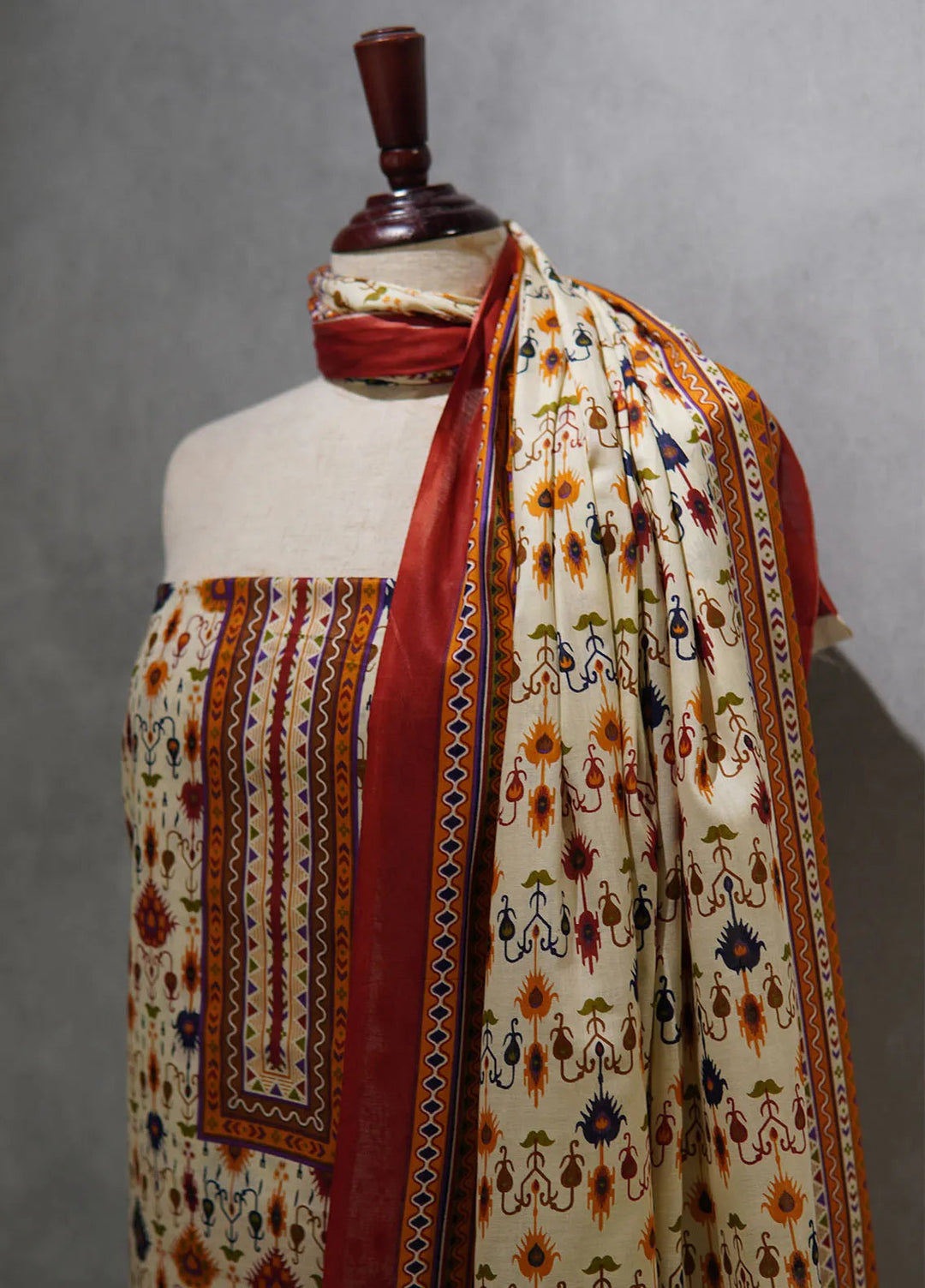 Farah n Faria By Bin Saeed Printed Lawn Suit Unstitched 3 Piece BS24F D-6 - Summer Collection